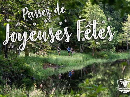 Joyeuses fêtes 2024 avec Trail en Aubrac